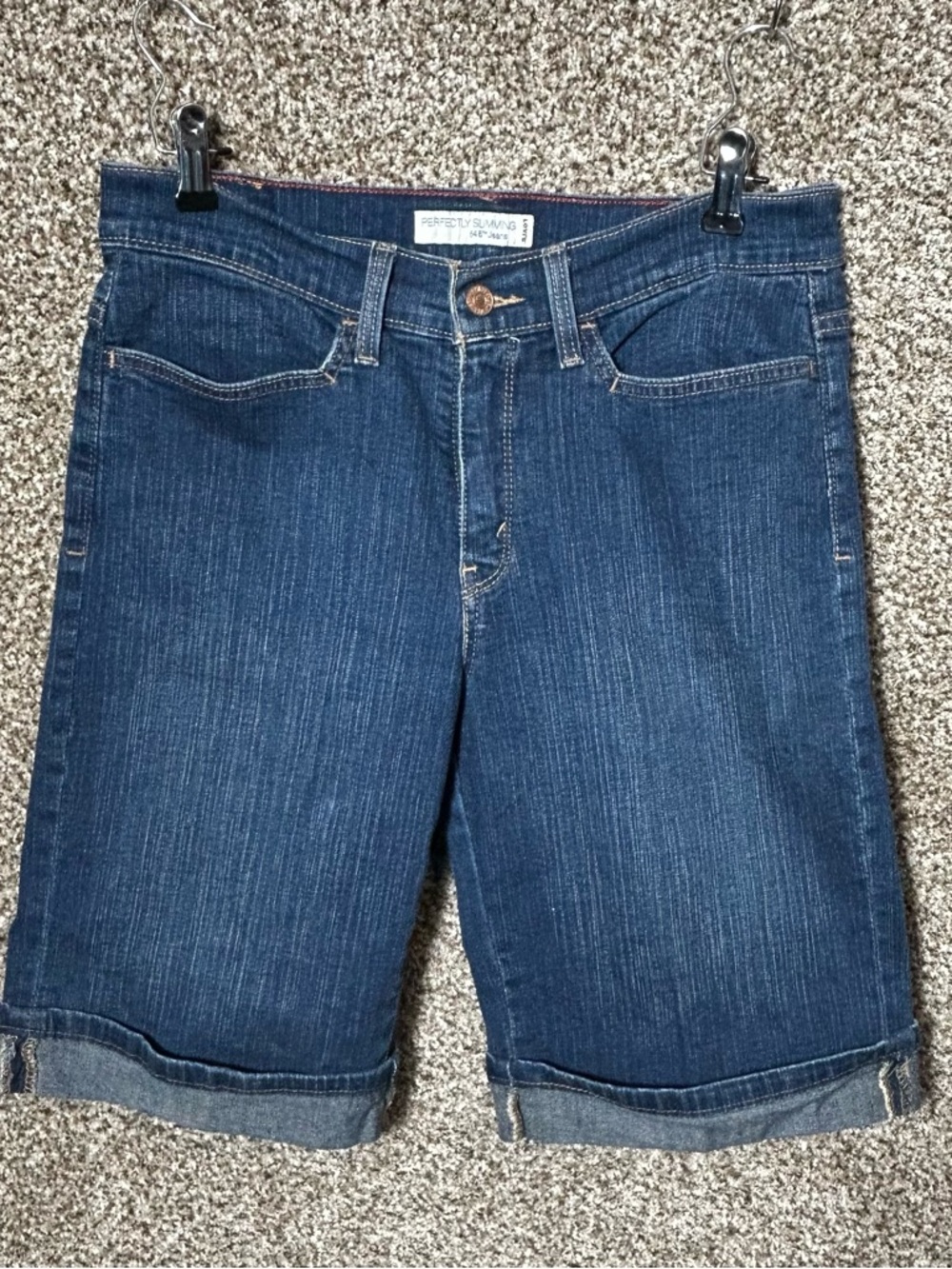 Levi's Dark Blue Denim Jean Shorts